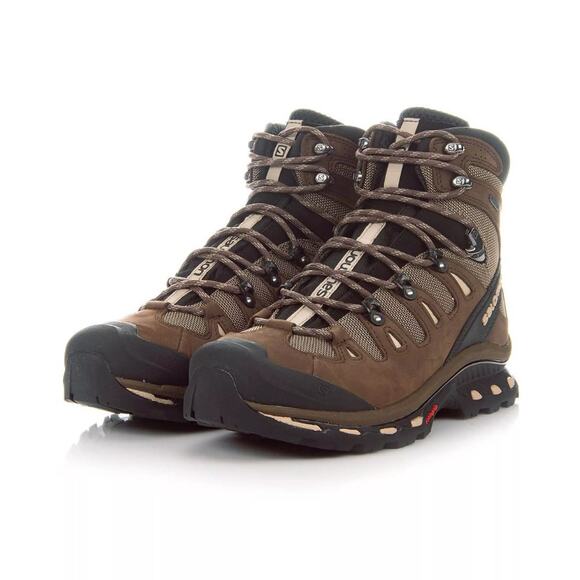Salomon Men's 7 Fossil Rain Quest 4D 2 Gtx Goretex Hiking Boots Outdoor LF1 - Picture 1 of 7